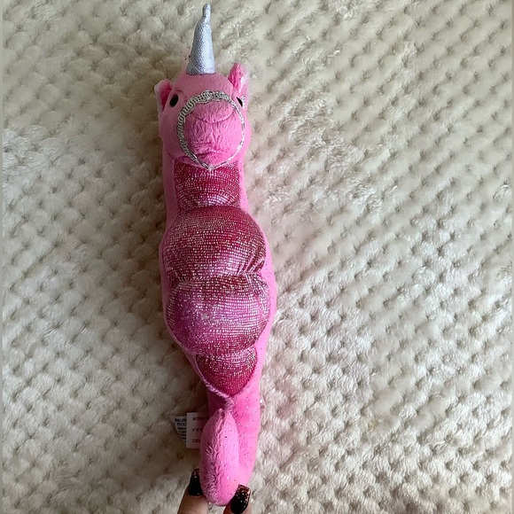 Aurora World Plush Pink Seahorse Stuffed Animal Toy - Picture 3 of 9
